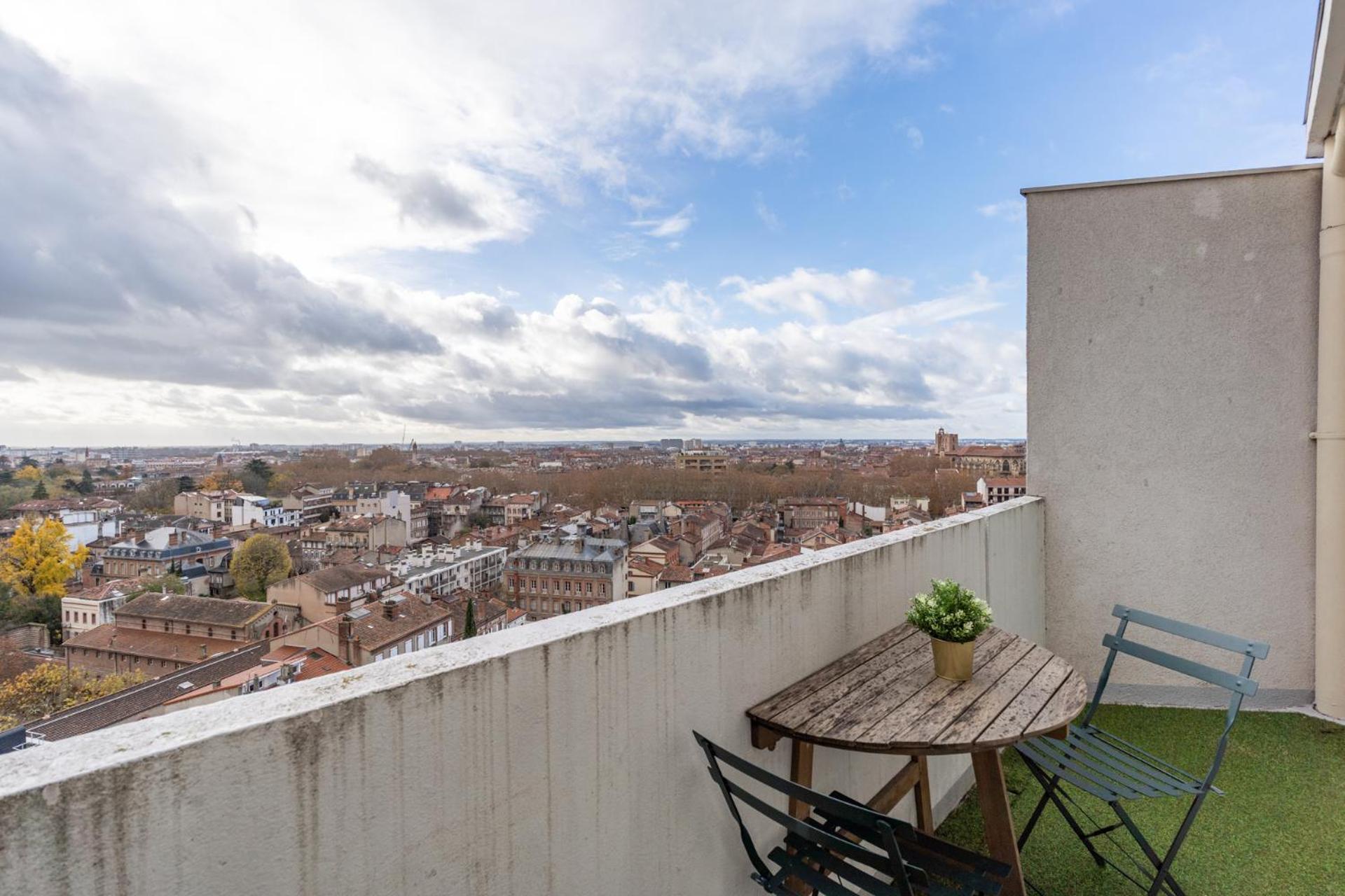 Le Panoramique - Clim, Balcon, Superbe Vue, Wifi Apartment Toulouse Exterior foto